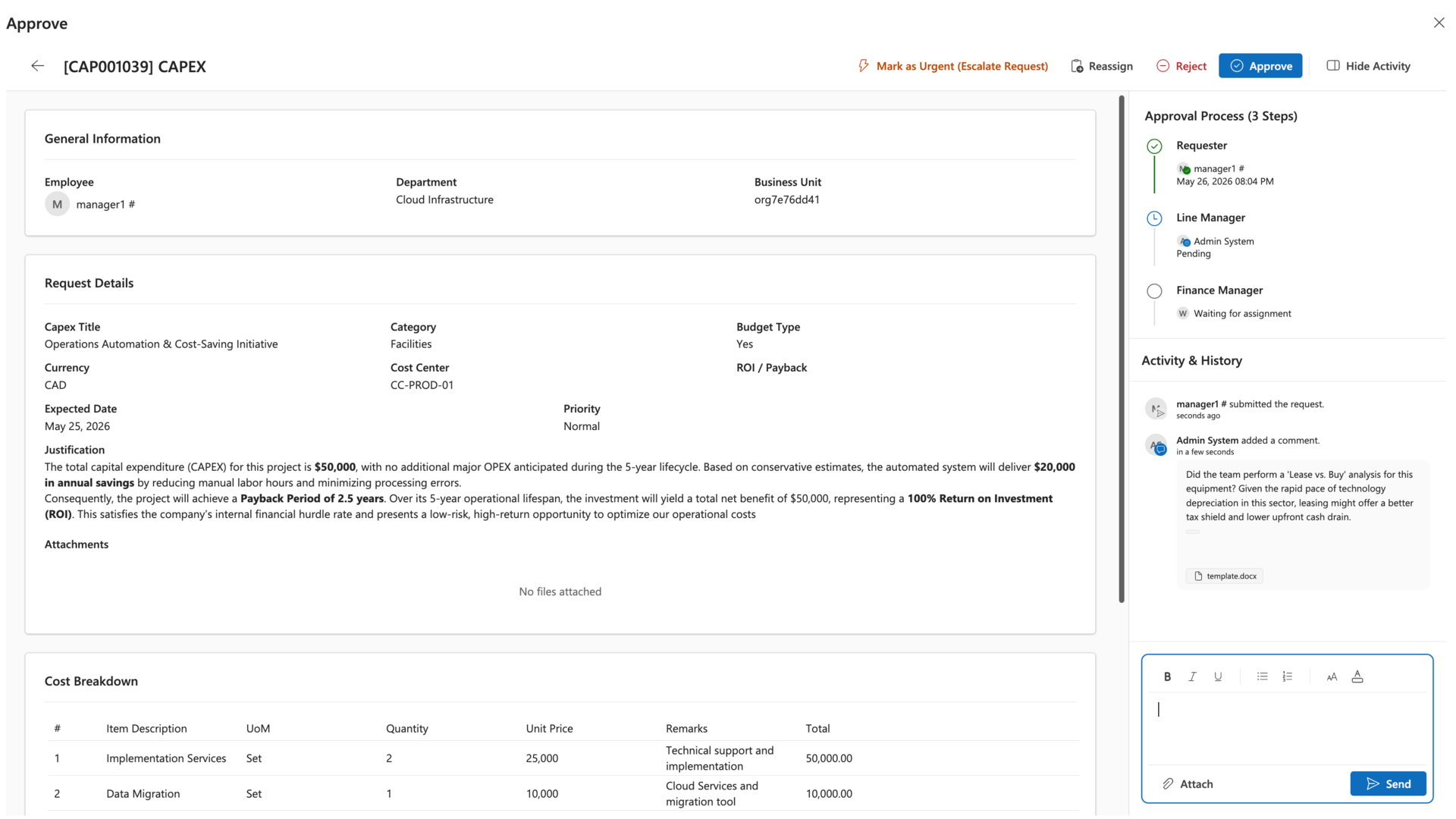 Request Form Types