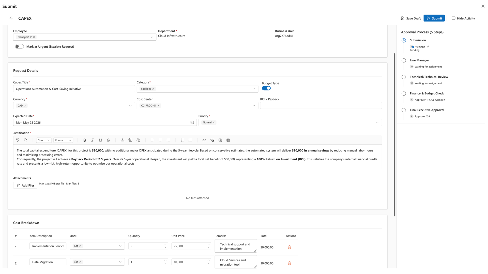Approval Form